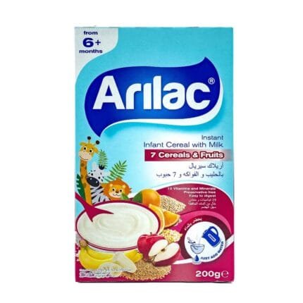 Arilac Infant Cereal with Milk (200g) -7 Cereals & Fruits